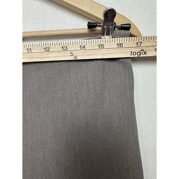 The Limited Stretch Women's Brown Dress Pants Size 10 Long Career Side Zip - Picture 9 of 14